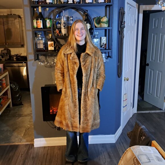 Vintage Mink Fur Coat - Picture 1 of 11